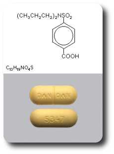 Probenecid Gout Preventative Picture.